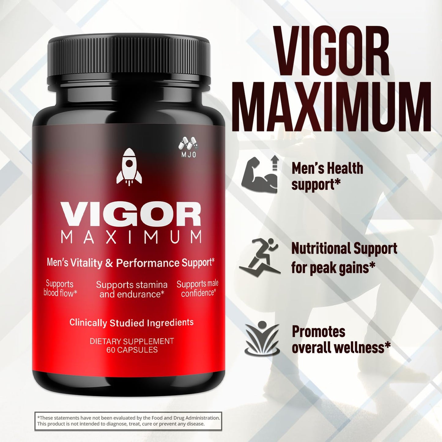 MJO Vigor Maximum Capsules 300