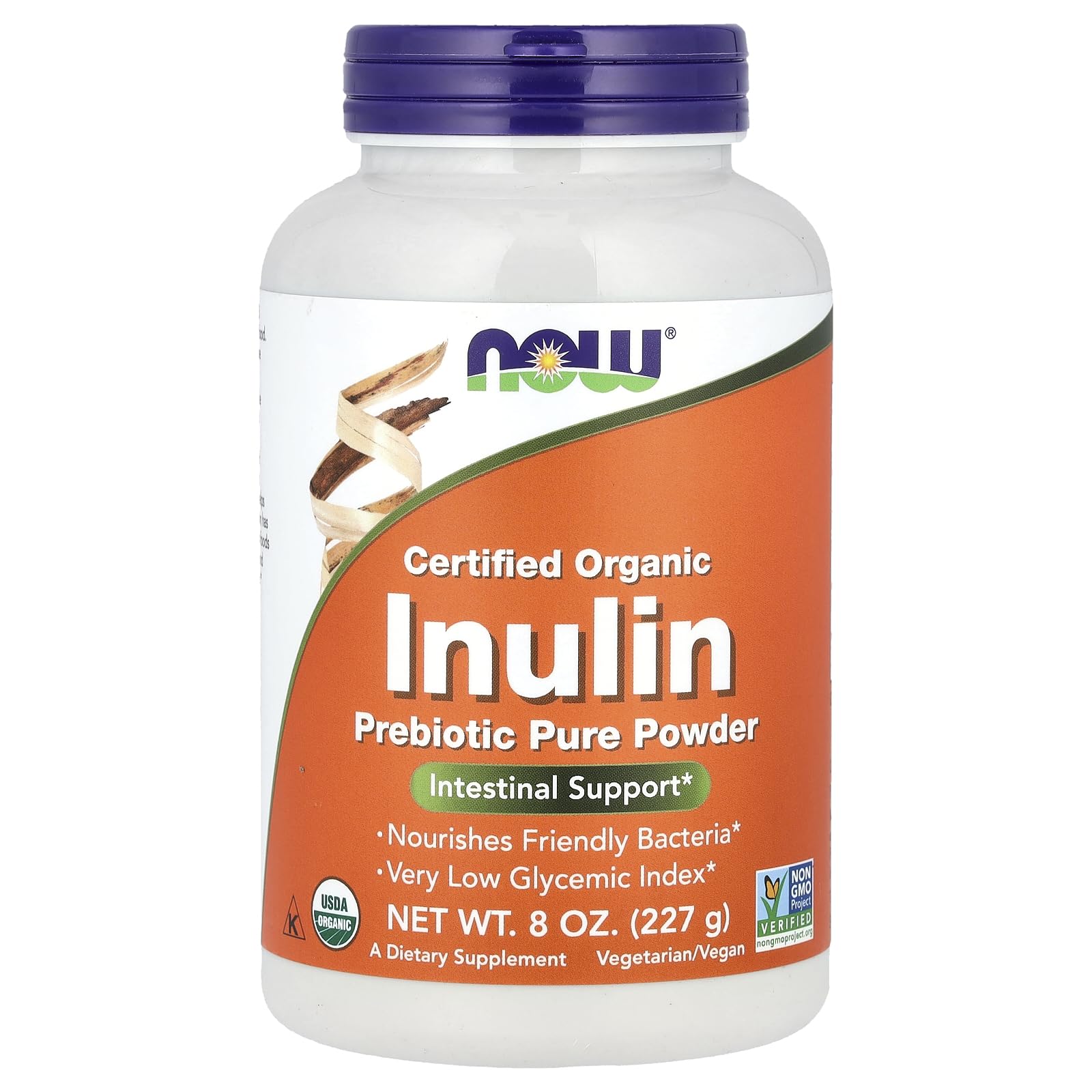 NOW Foods Inulin Powder 8 Ounces
