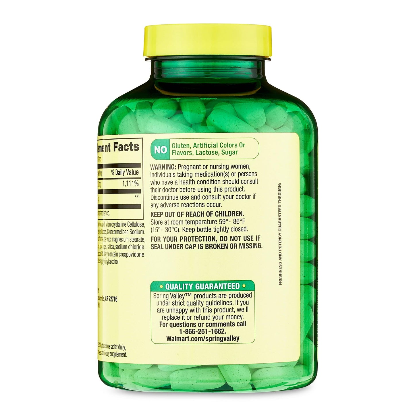 Fusion Shop Store Vitamin C 1000mg with Rose Hips, 250 Tablets
