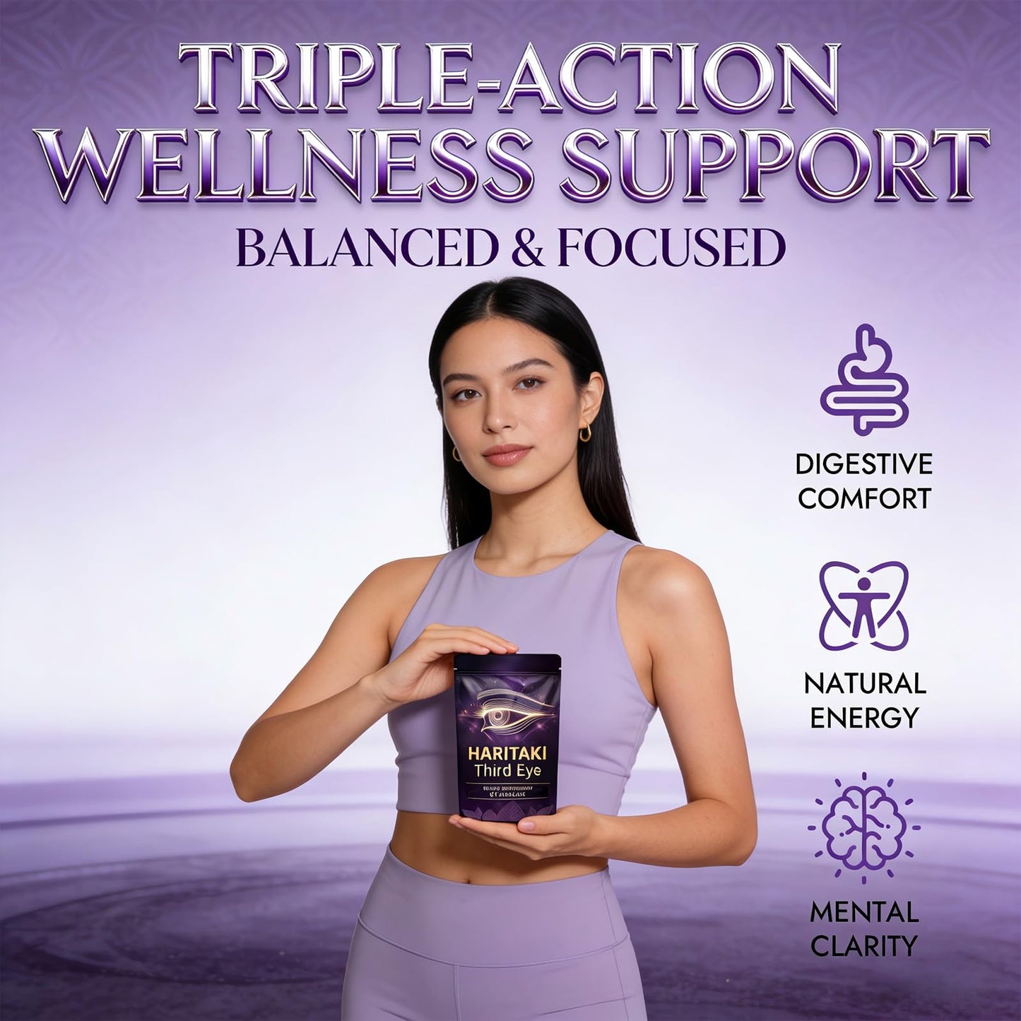 Haritaki PEPTIQUES Third Eye Capsules 120