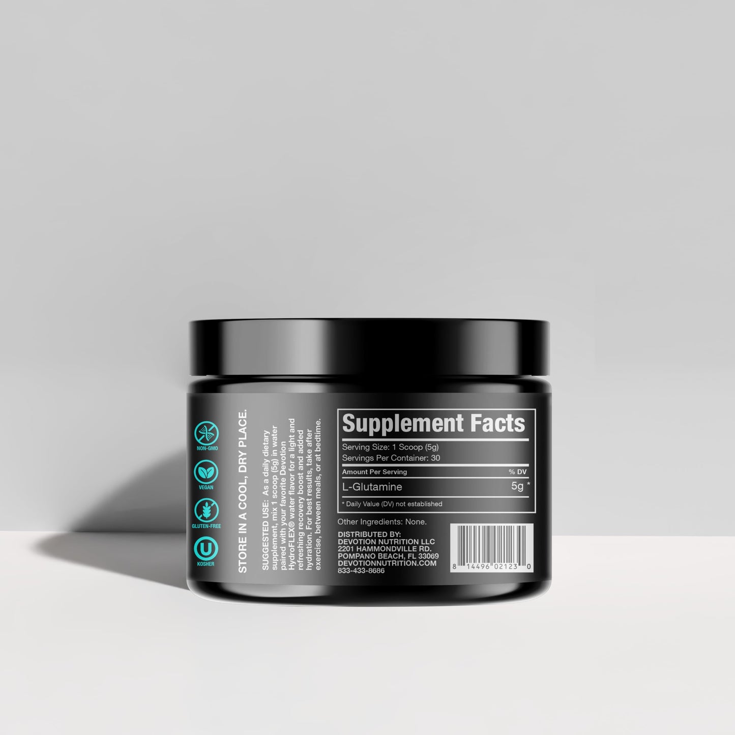 Devotion Nutrition Pure L-Glutamine Powder 5.3 oz