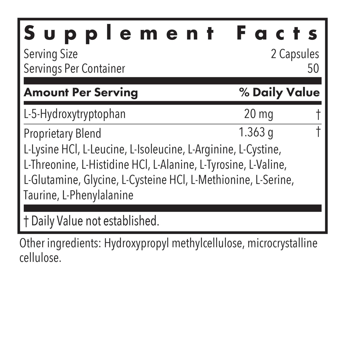 Allergy Research Group Free Aminos Supplement Lean Muscle Mass Support Capsules 100 Count