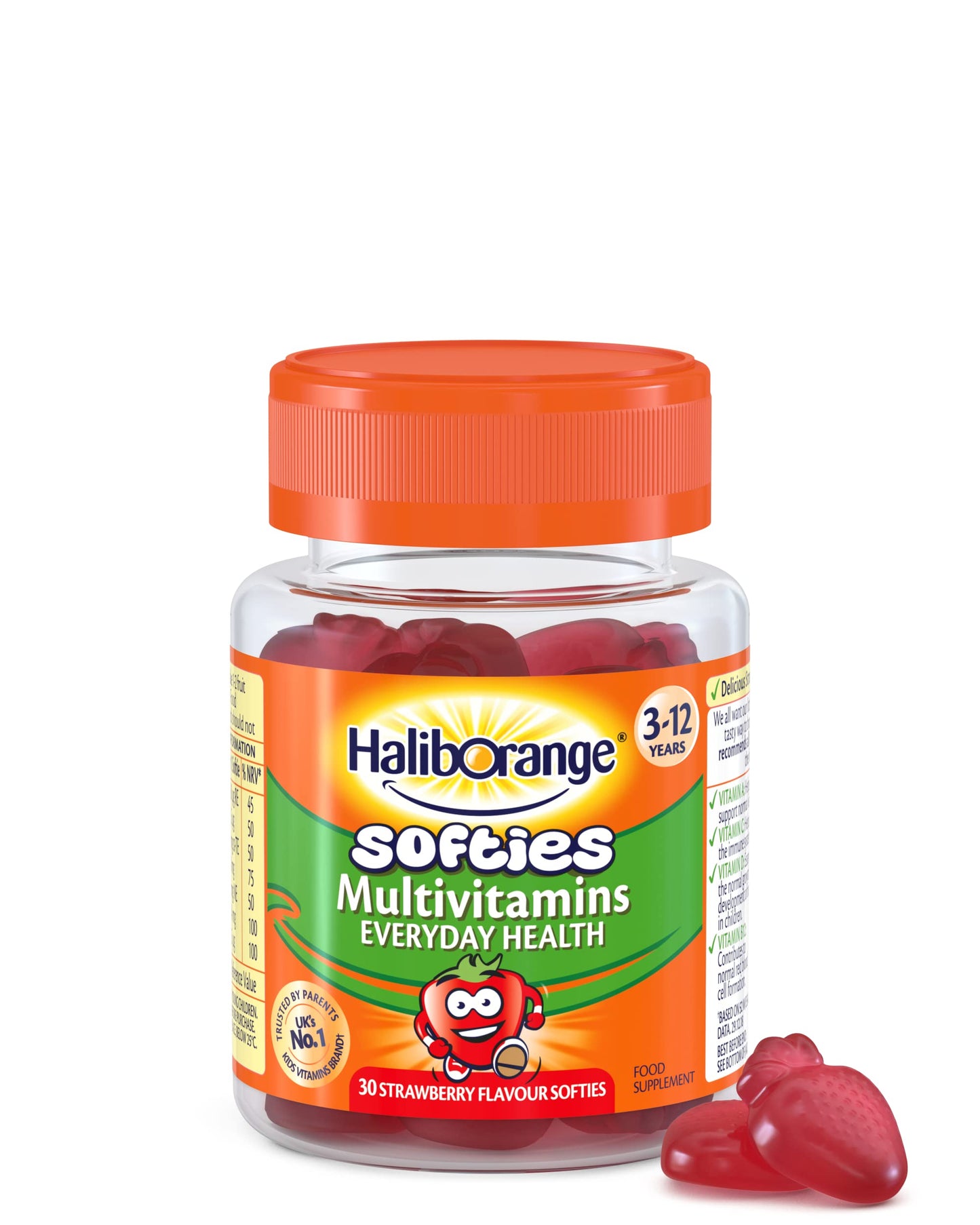 Haliborange Kids Multivitamin Strawberry Softies Capsule 1 Count