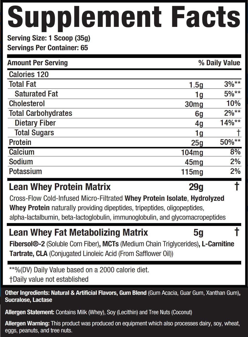Musclesport Lean Whey Revolution Protein Powder Vanilla Ice Cream - 80 Scoops