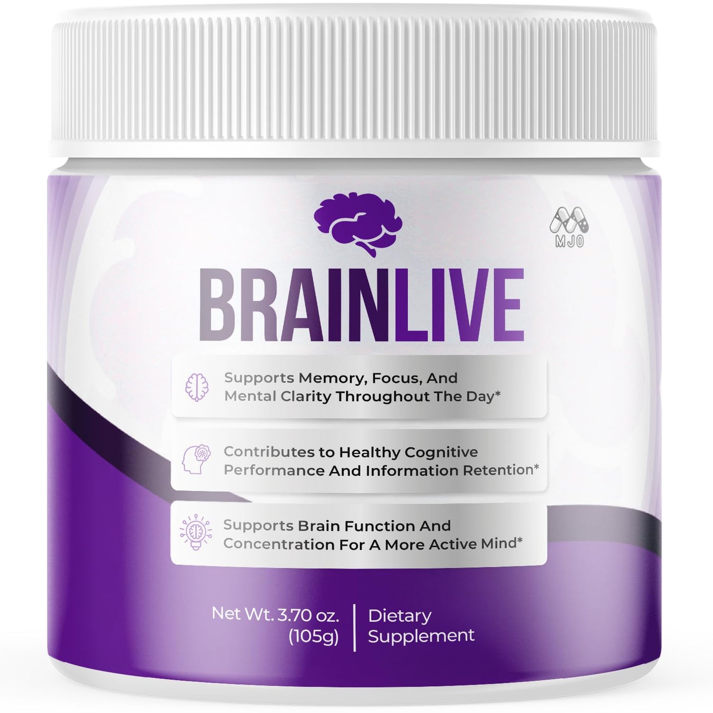 MJO Brainlive Powder 3.5 Ounce