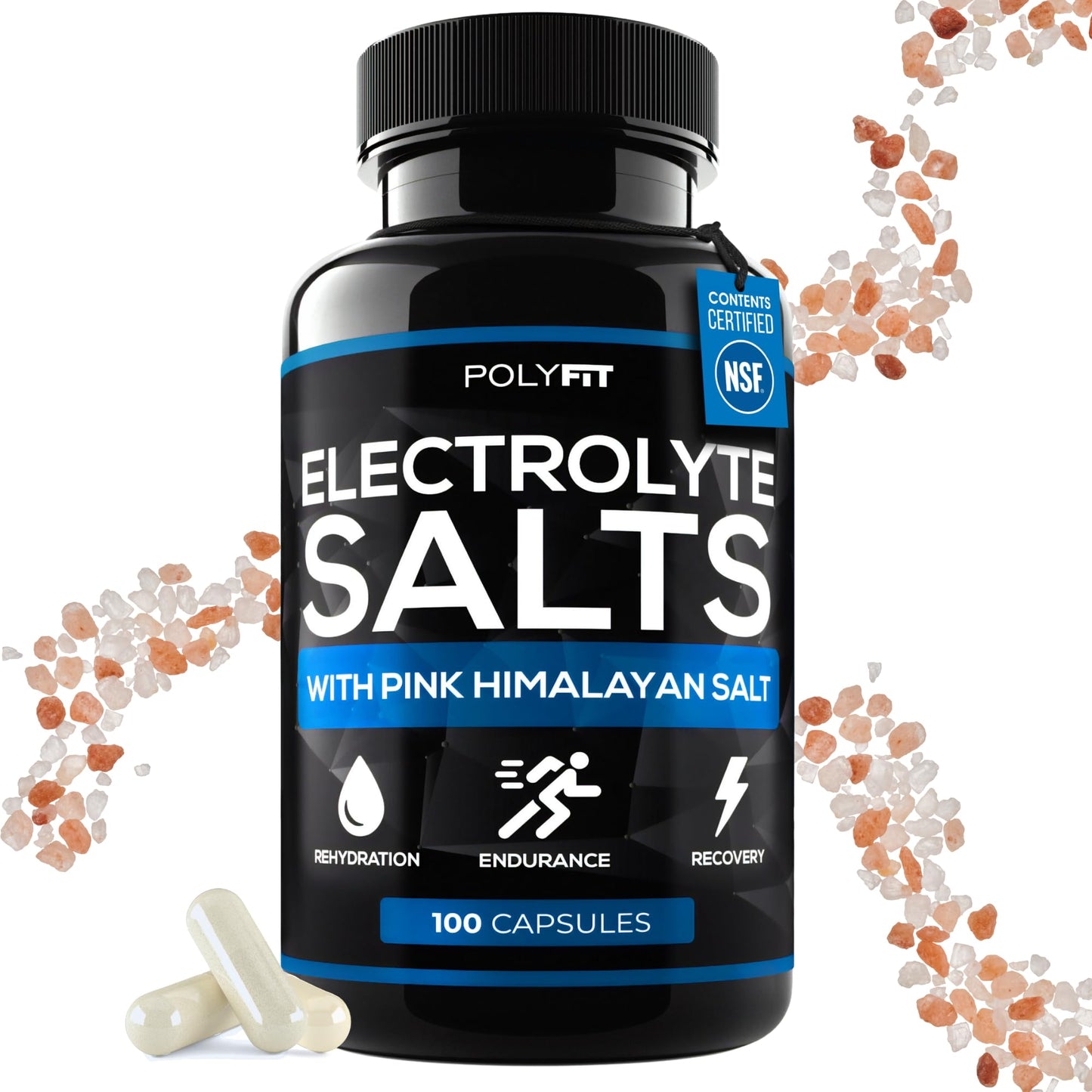 Polyfit Electrolyte Salts Capsules 100