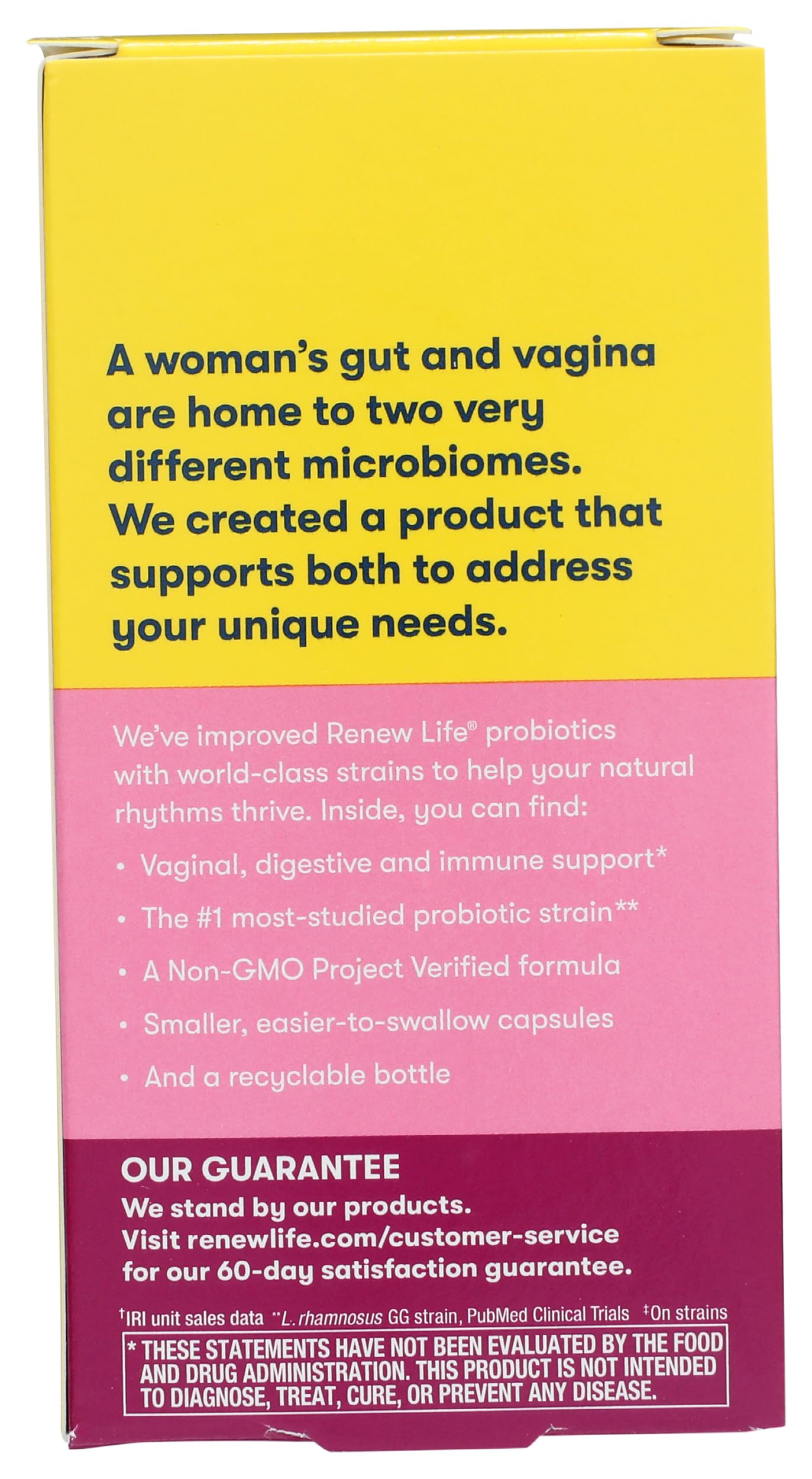 Renew Life Women's Probiotic Capsules 60 Count