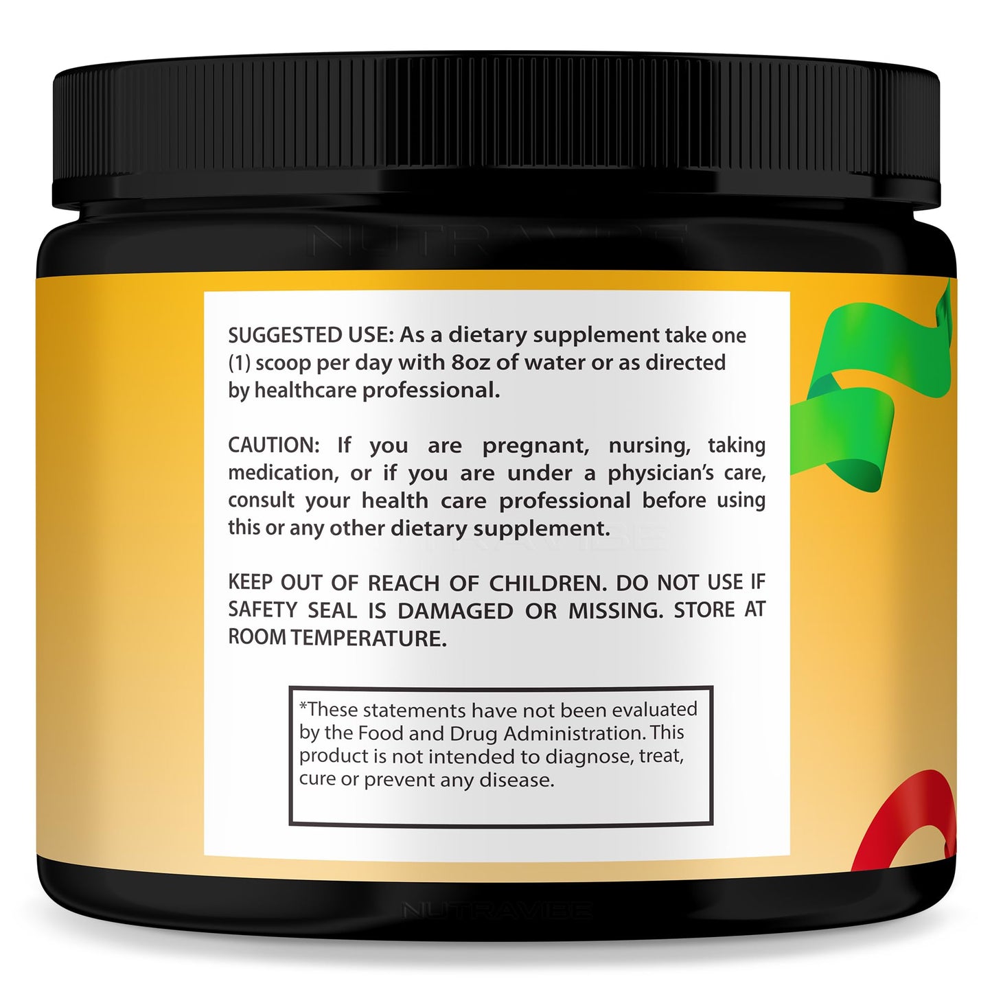 NutraVibe Diurie Fit Black Powder 2.75 oz