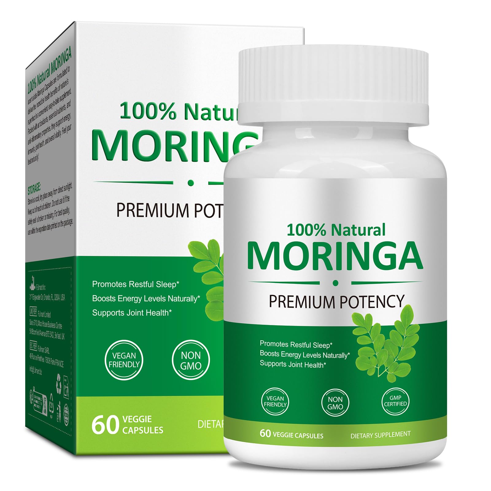 flasture Moringa Capsules Capsule 60 Count
