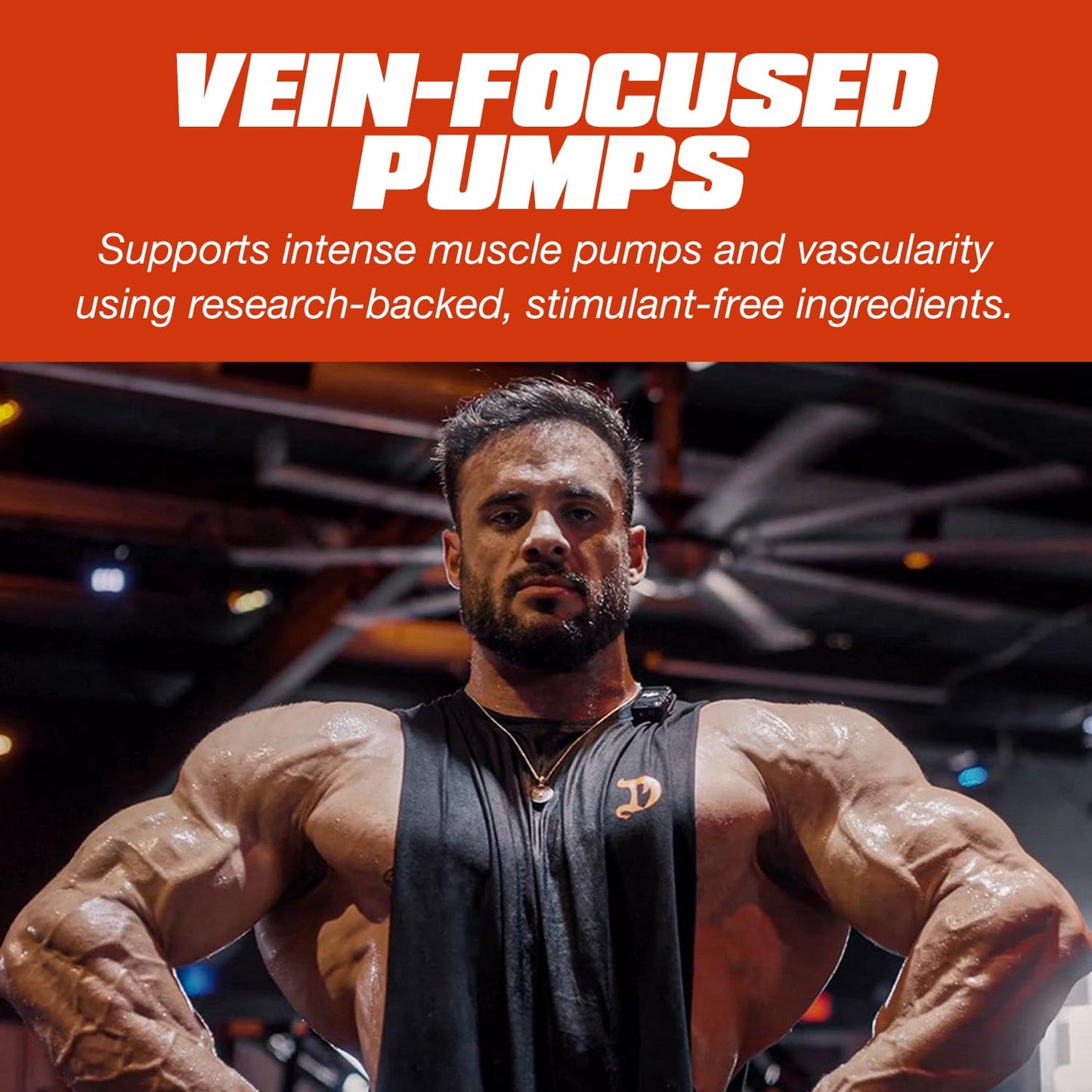 DRAGON PHARMA Mr. Veinz Stim Free Pre-Workout Powder, 13.4 oz