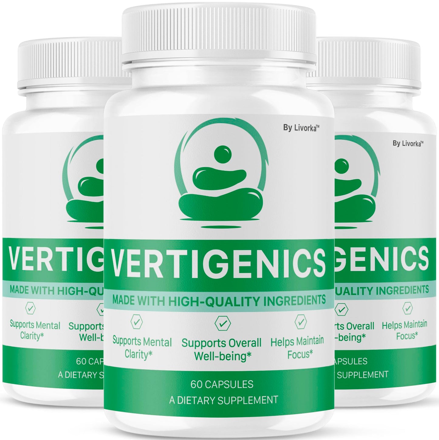 LIVORKA Vertigenics Supplement Capsules, 180 Capsules