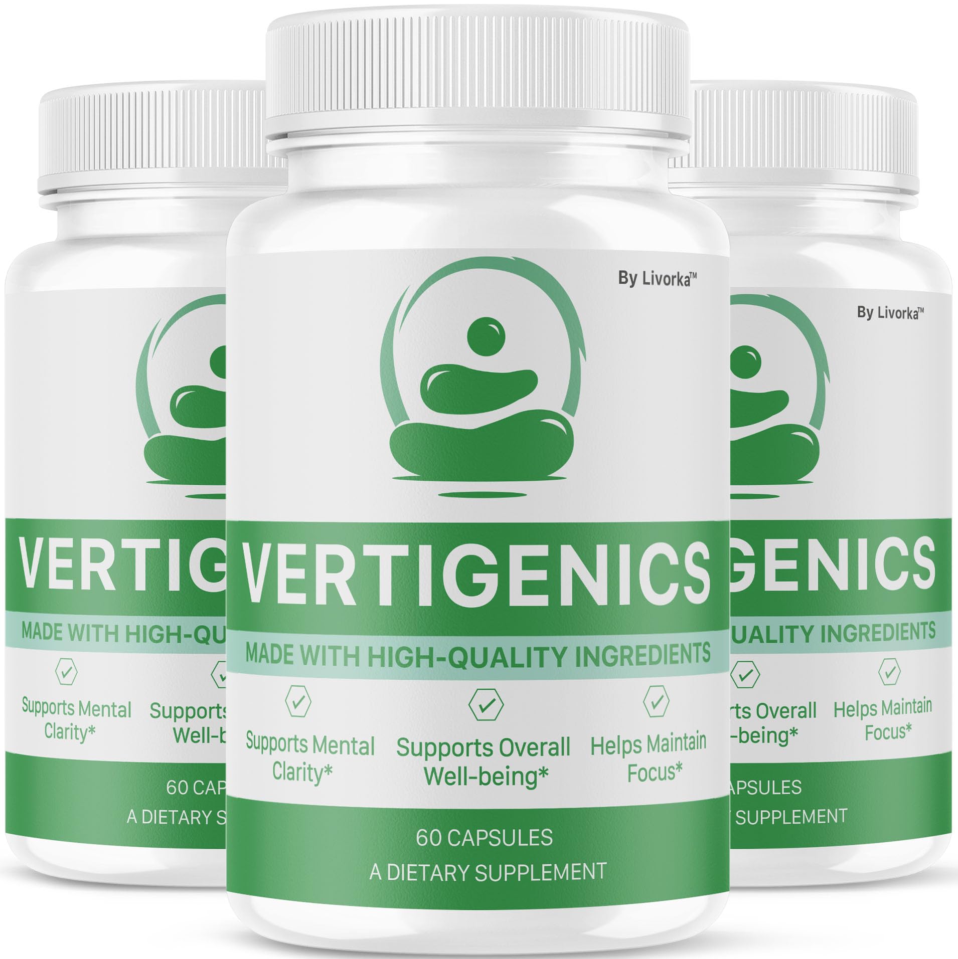 LIVORKA Vertigenics Supplement, 180 Capsules