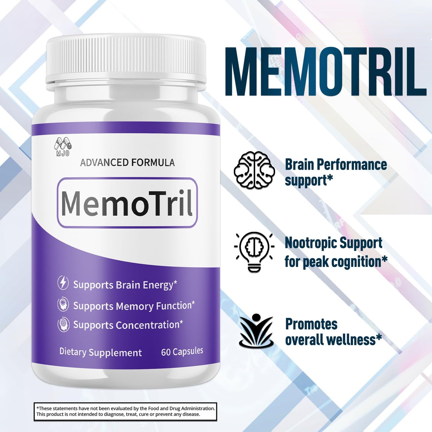 MJO Memotril Capsules 120 Capsules
