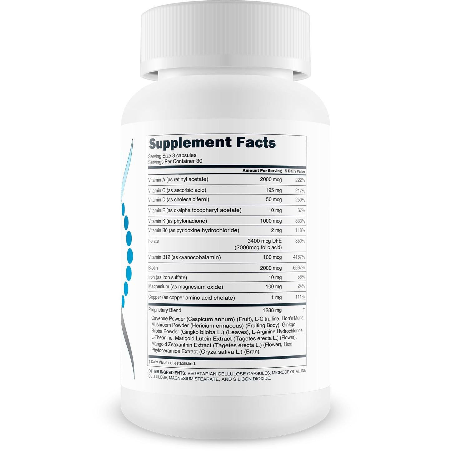 New Vibrations Nutrition Ultra Advanced Memory Formula Capsules 90 Count