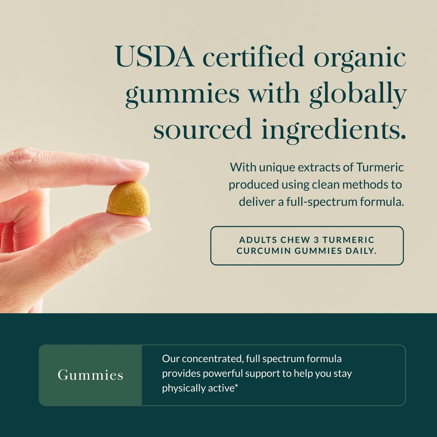 Gaia Herbs Turmeric Supreme Gummies Extra Strength 120 Gummies