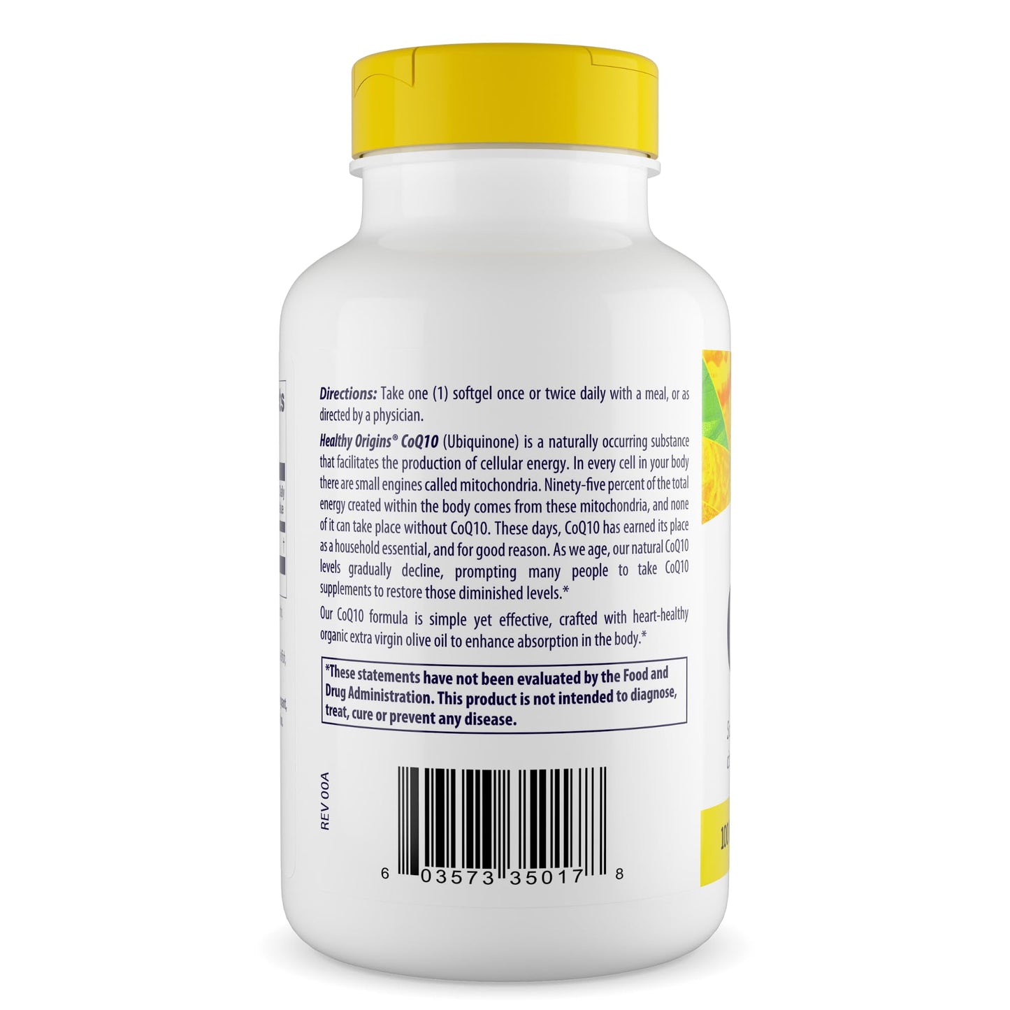 Healthy Origins CoQ10 100 mg Softgels 150 Count