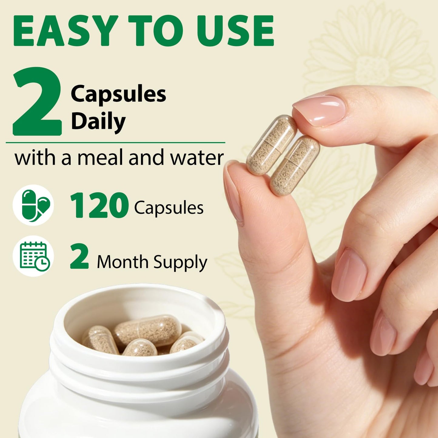 Meifenla Lymphatic Drainage Capsules 120 Count