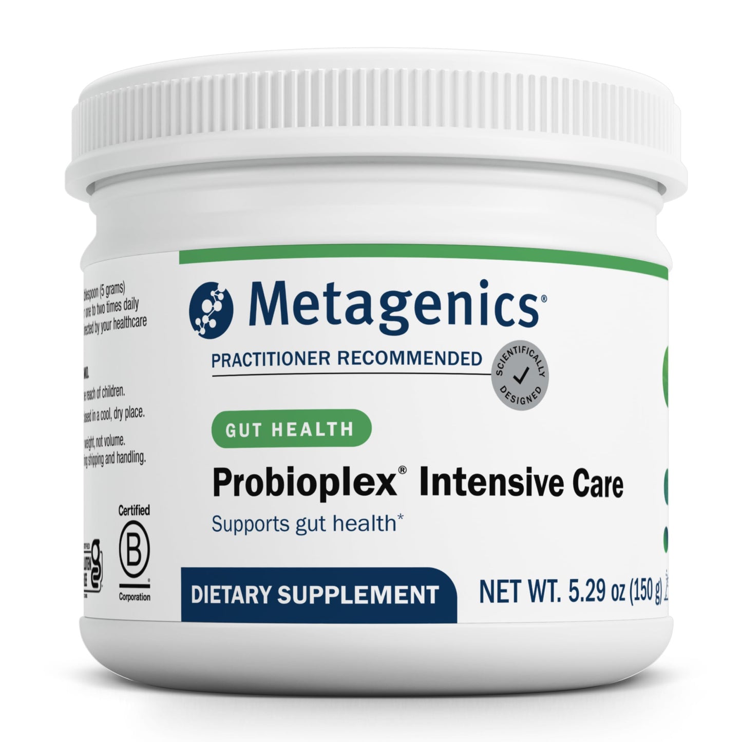Metagenics Probioplex Intensive Care Prebiotic Powder with Lactoferrin & Lactoperoxidase, 5.29 oz