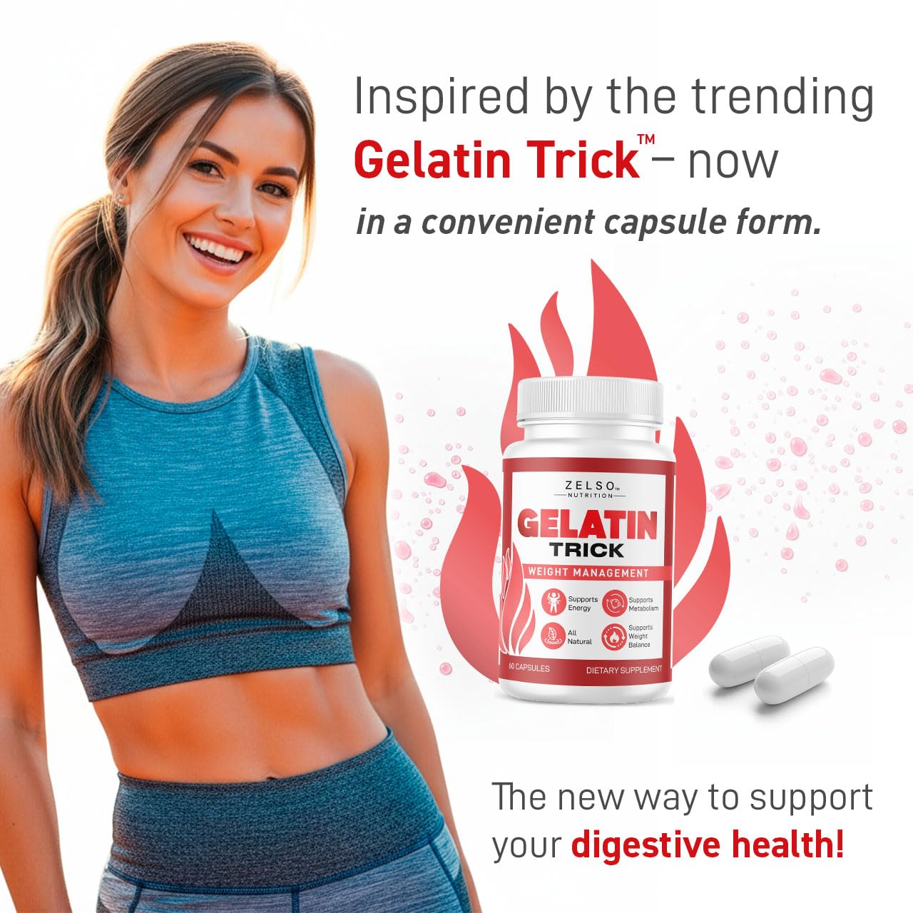 ZELSO Gelatin Trick Capsules 120