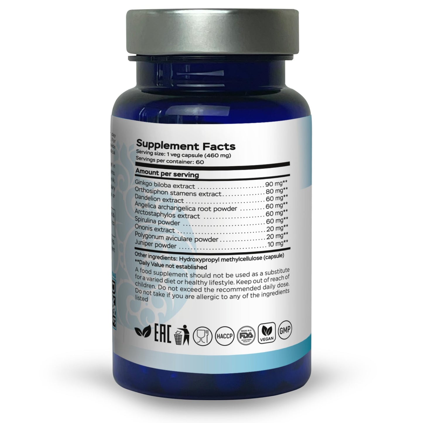RaDoTech RenActive Kidney Detox Cleanse Capsule 60 Count