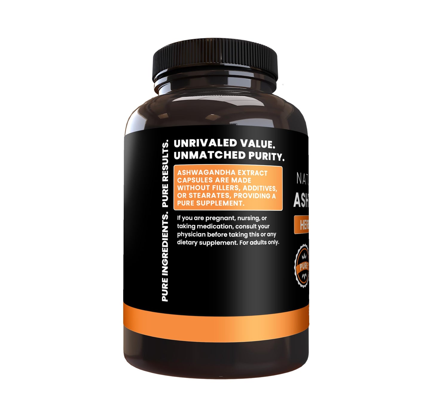 Pure Original Ingredients Ashwagandha Capsules 365