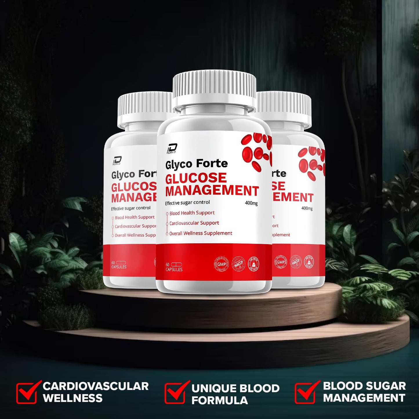 Indelo Glyco Forte Capsules 120 Capsules