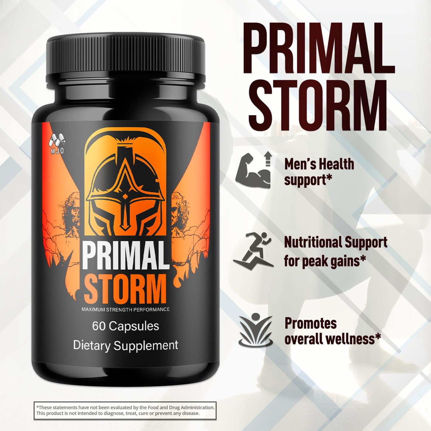 MJO Primal Storm Capsules 300 Capsules