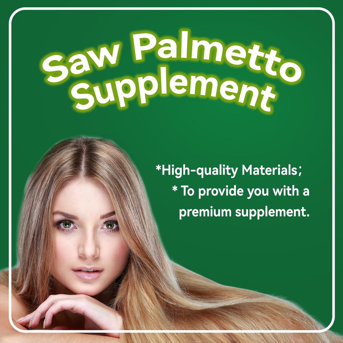 EAZGOO Saw Palmetto Supplement Capsule, Saw Palmetto Extract 750mg, 180 Capsules