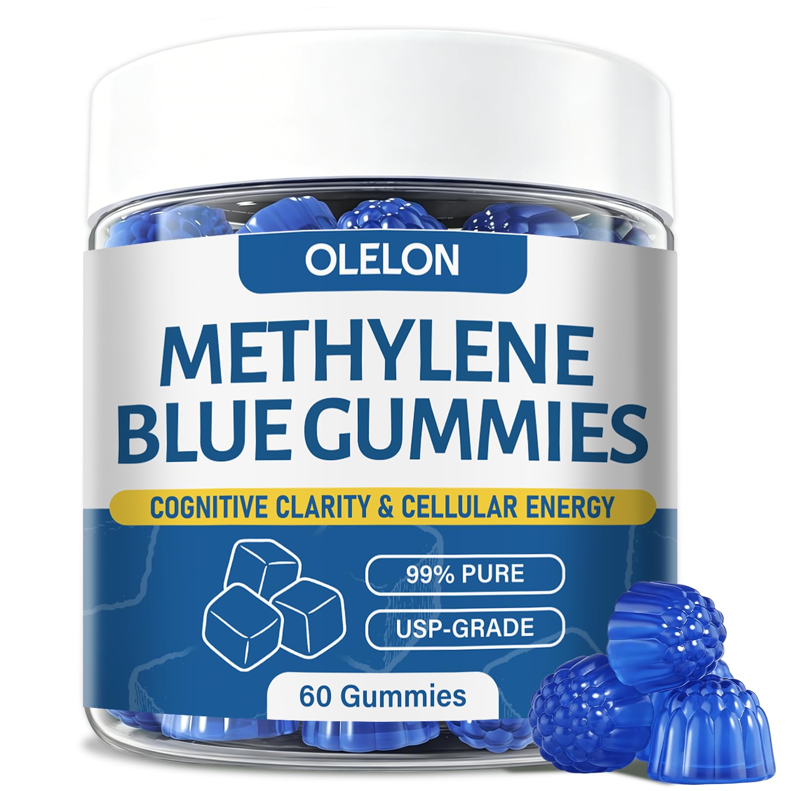 OLELON Methylene Blue Gummies 60 Count