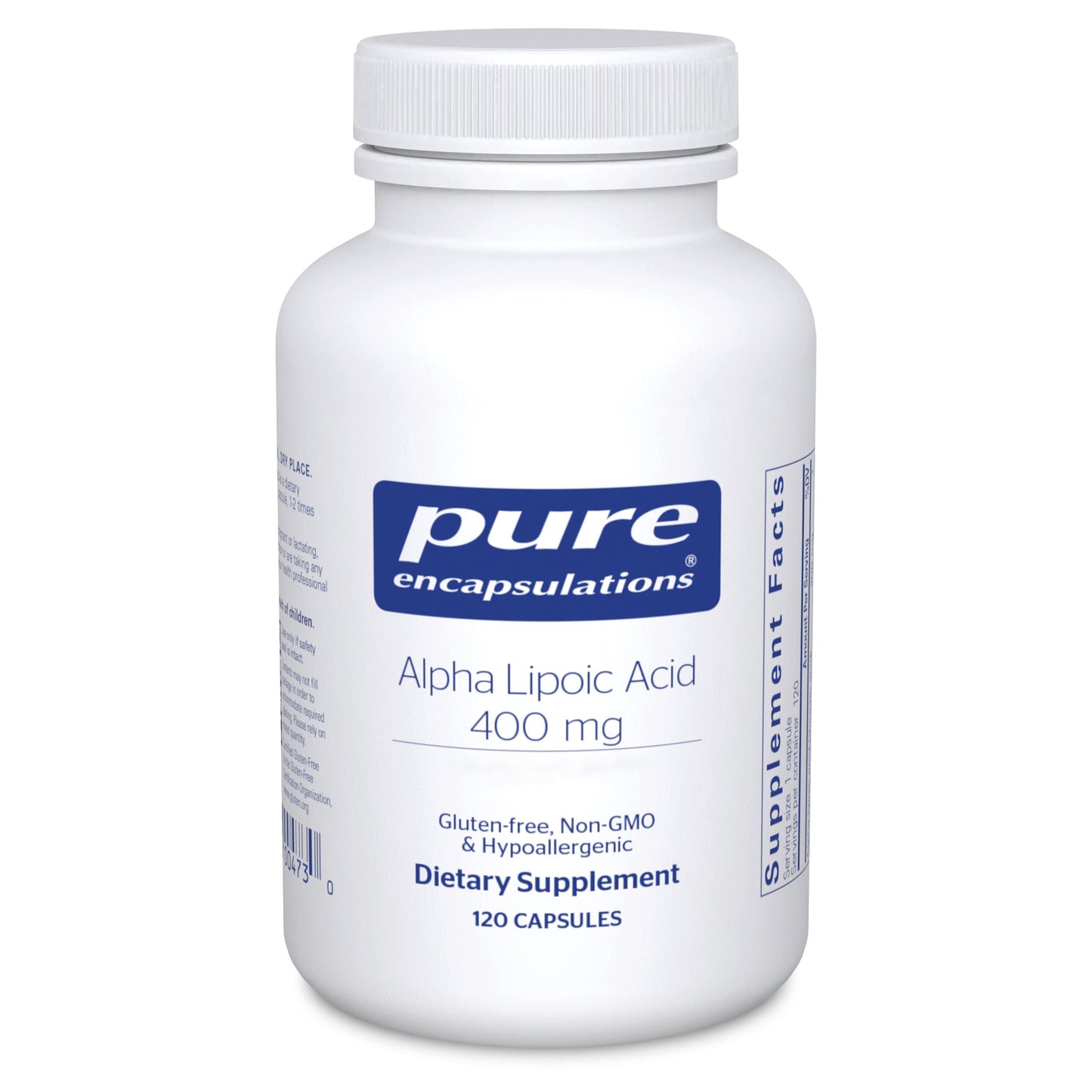 Pure Encapsulations Alpha Lipoic Acid 400 mg Capsule, 120 Capsules