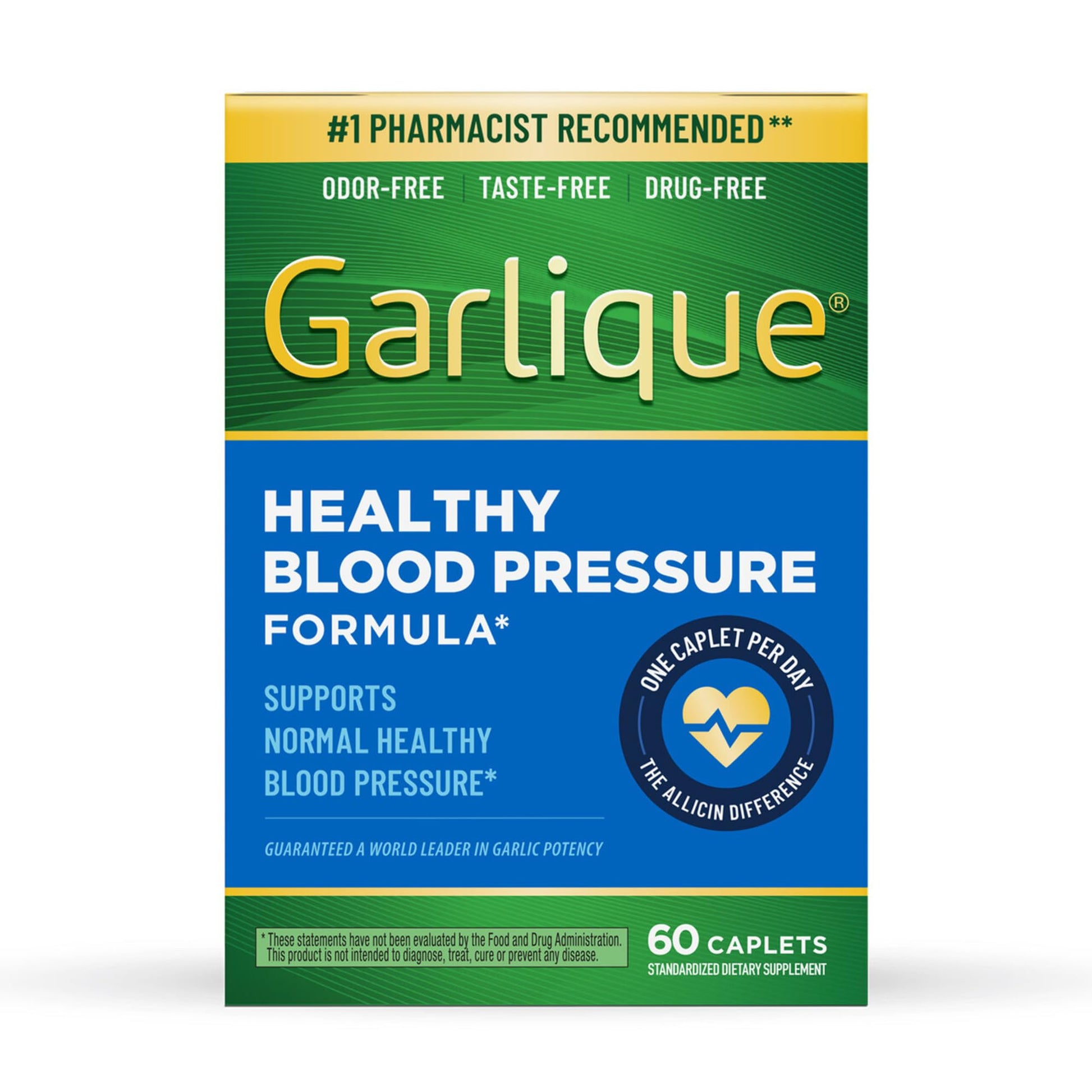 Garlique Garlic Extract Supplement Caplets 60 Count