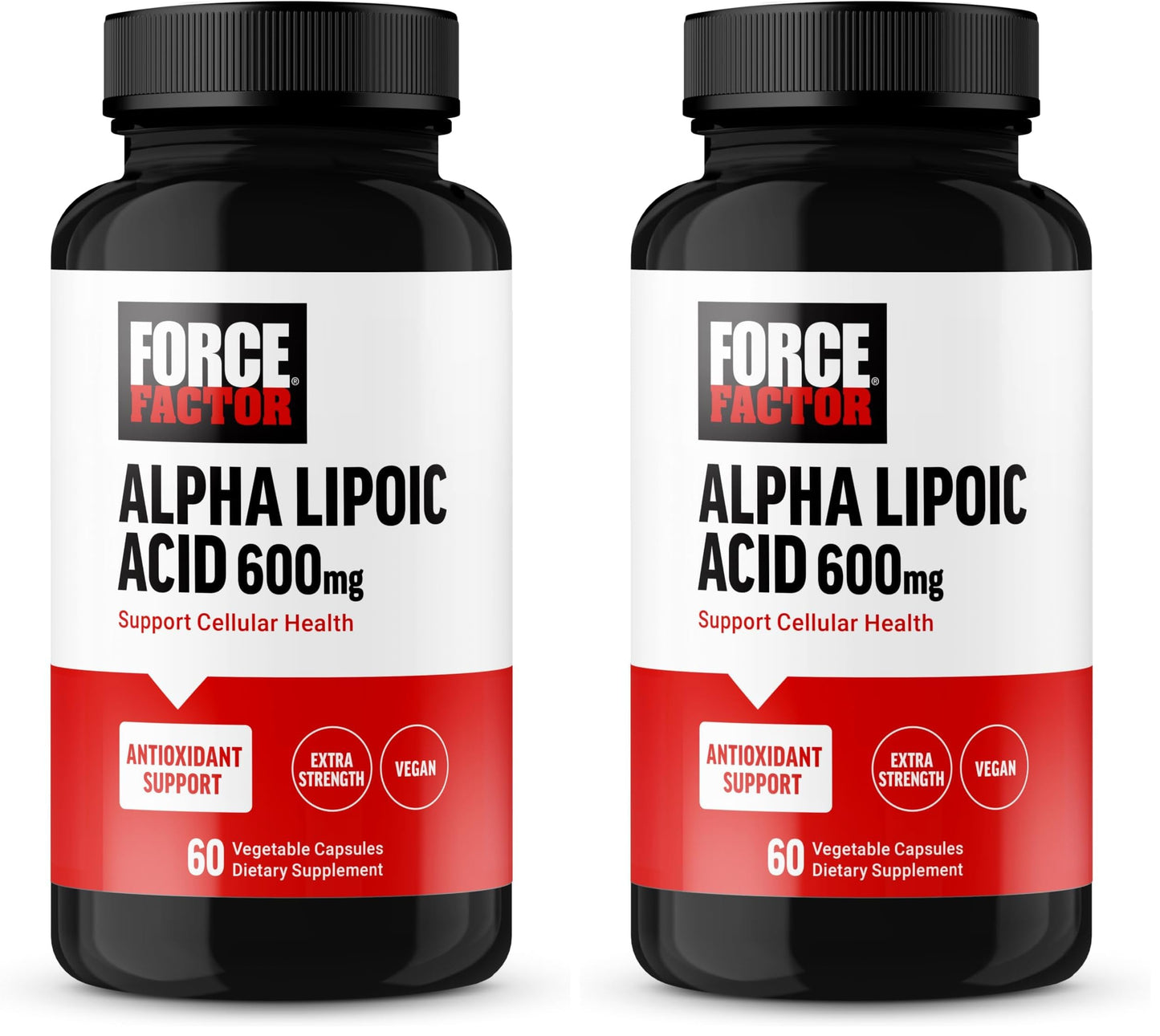 Force Factor Alpha Lipoic Acid 600mg Capsules, 120 Capsules