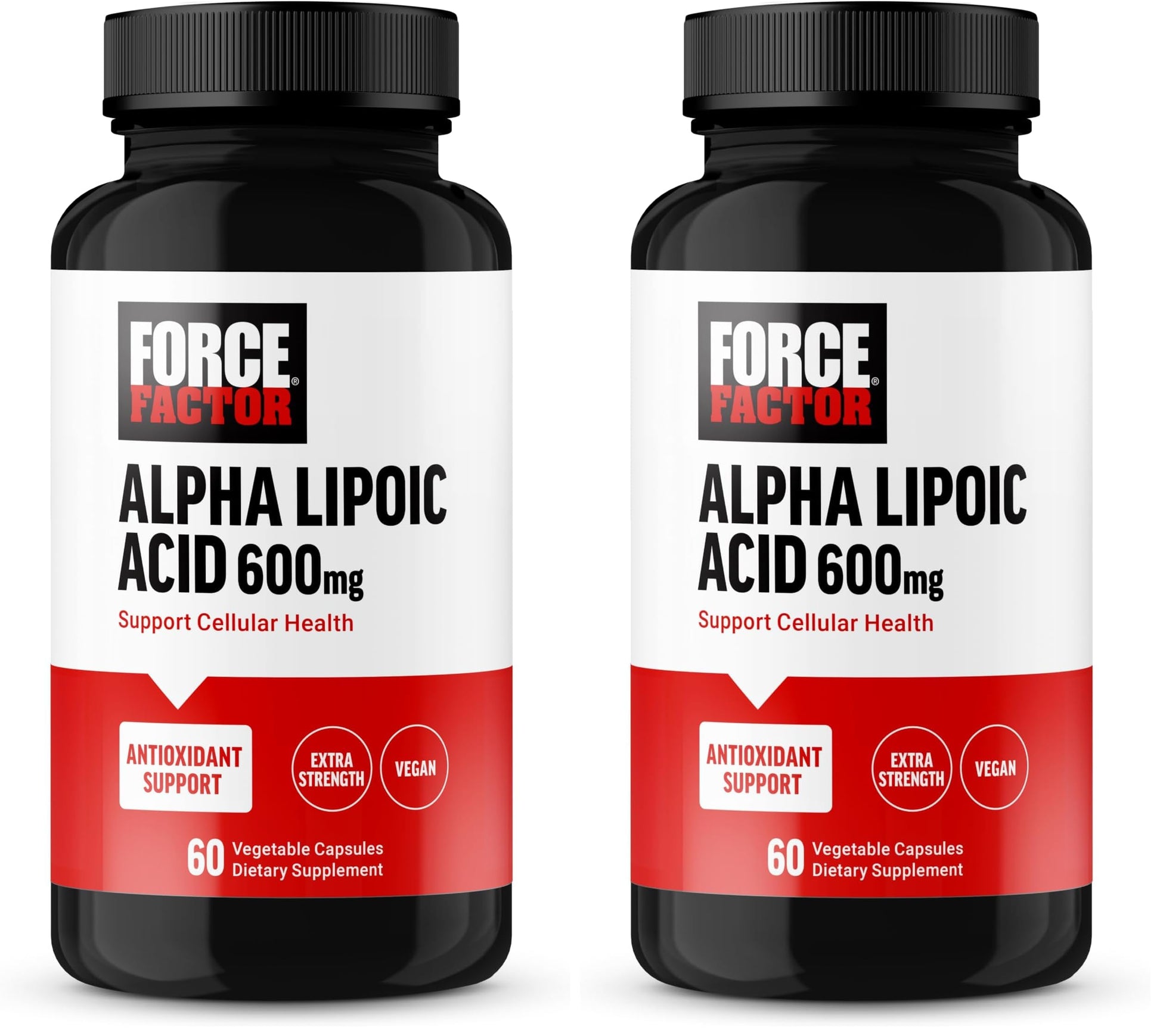 Force Factor Alpha Lipoic Acid 600mg Capsules, 120 Capsules