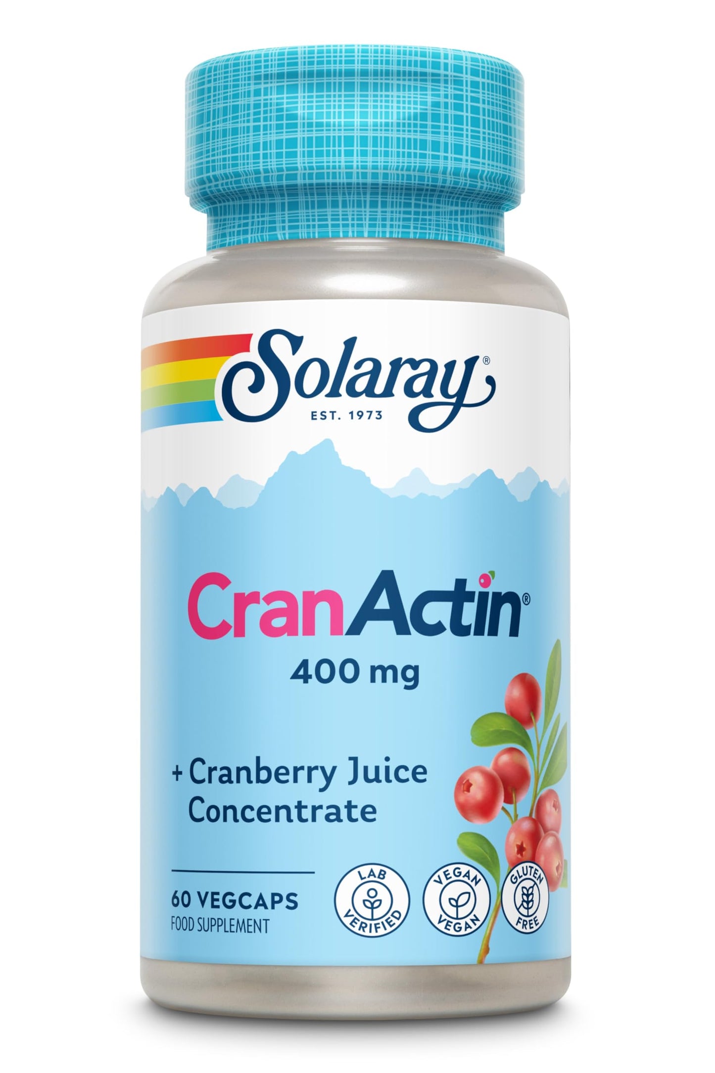 Solaray Cranactin Cranberry Capsules 60 Count