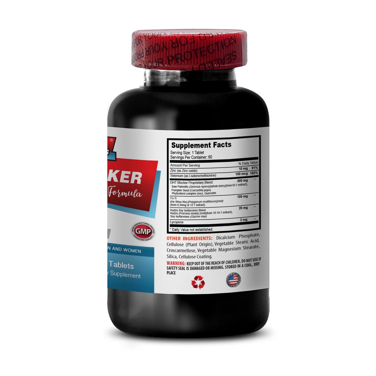 Sport Supplements Hair Growth DHT Blocker Biotin-Free Capsule 120