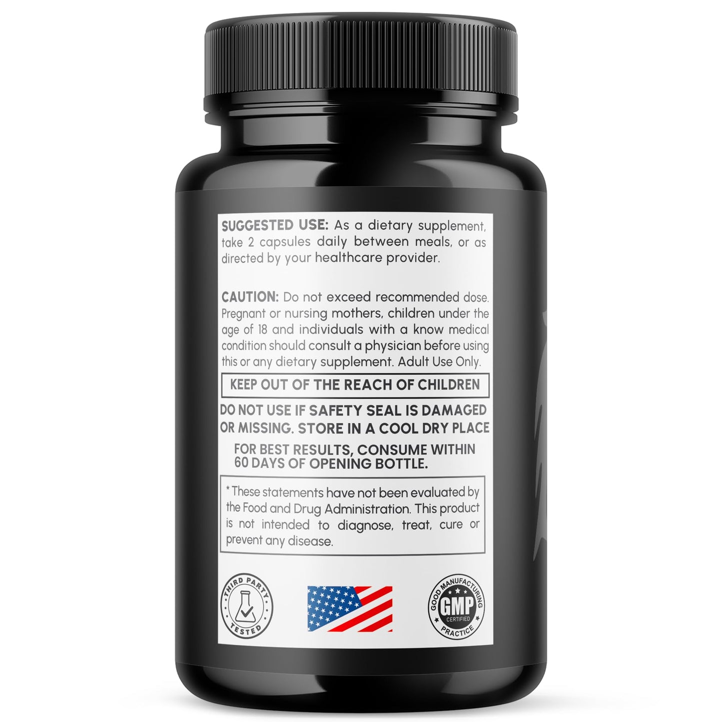 MJO Maximum Strength Multivitamin Supplement Capsules, 60 Count