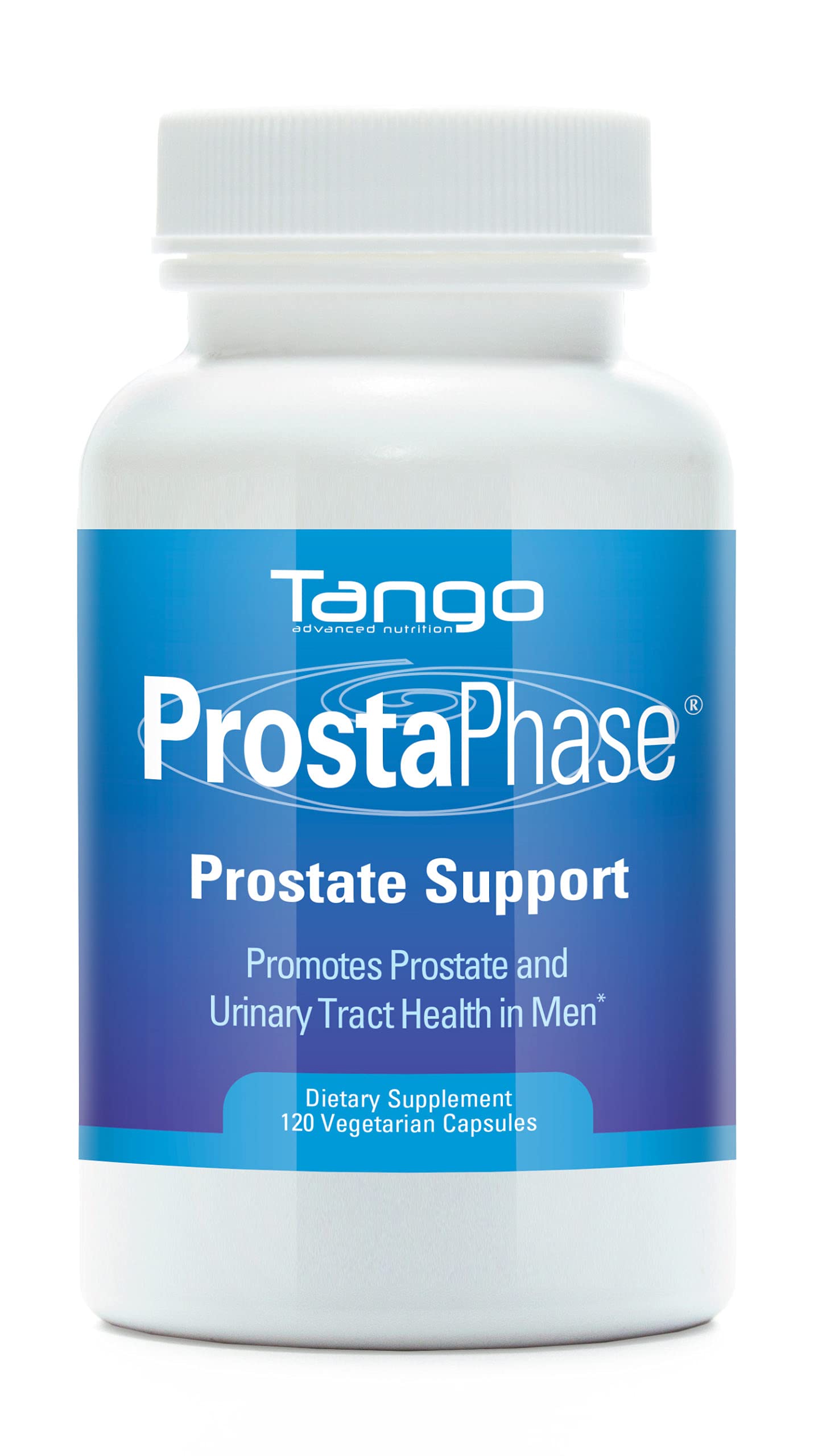 Tango ProstaPhase Natural Herbal Prostate Support Supplement for Prostate and Urinary Tract Health, Capsules, 120 Count