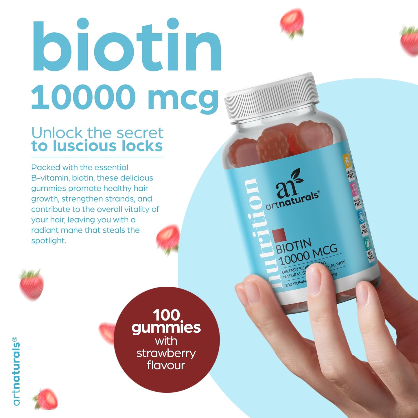 Artnaturals Biotin Capsule, 100 Count