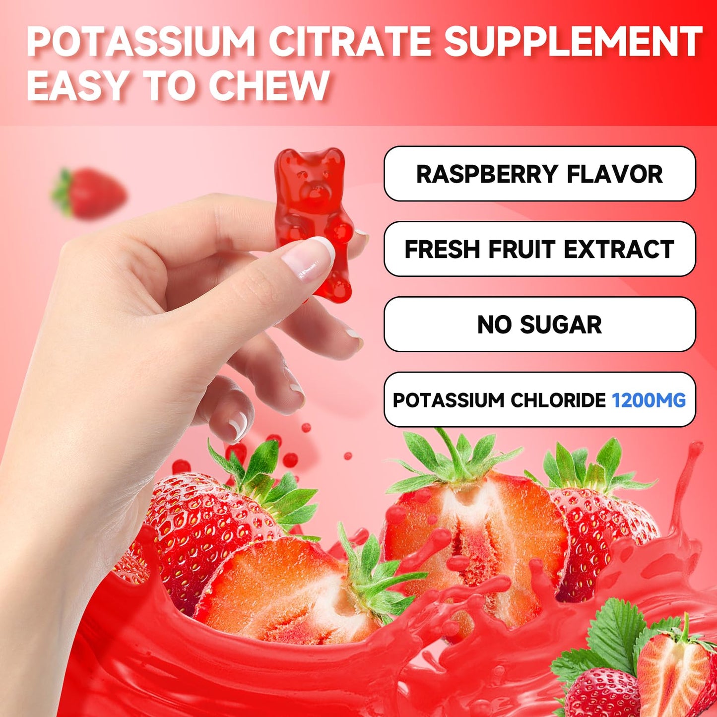 GrnLife Potassium Gummies Gummy 120 Count