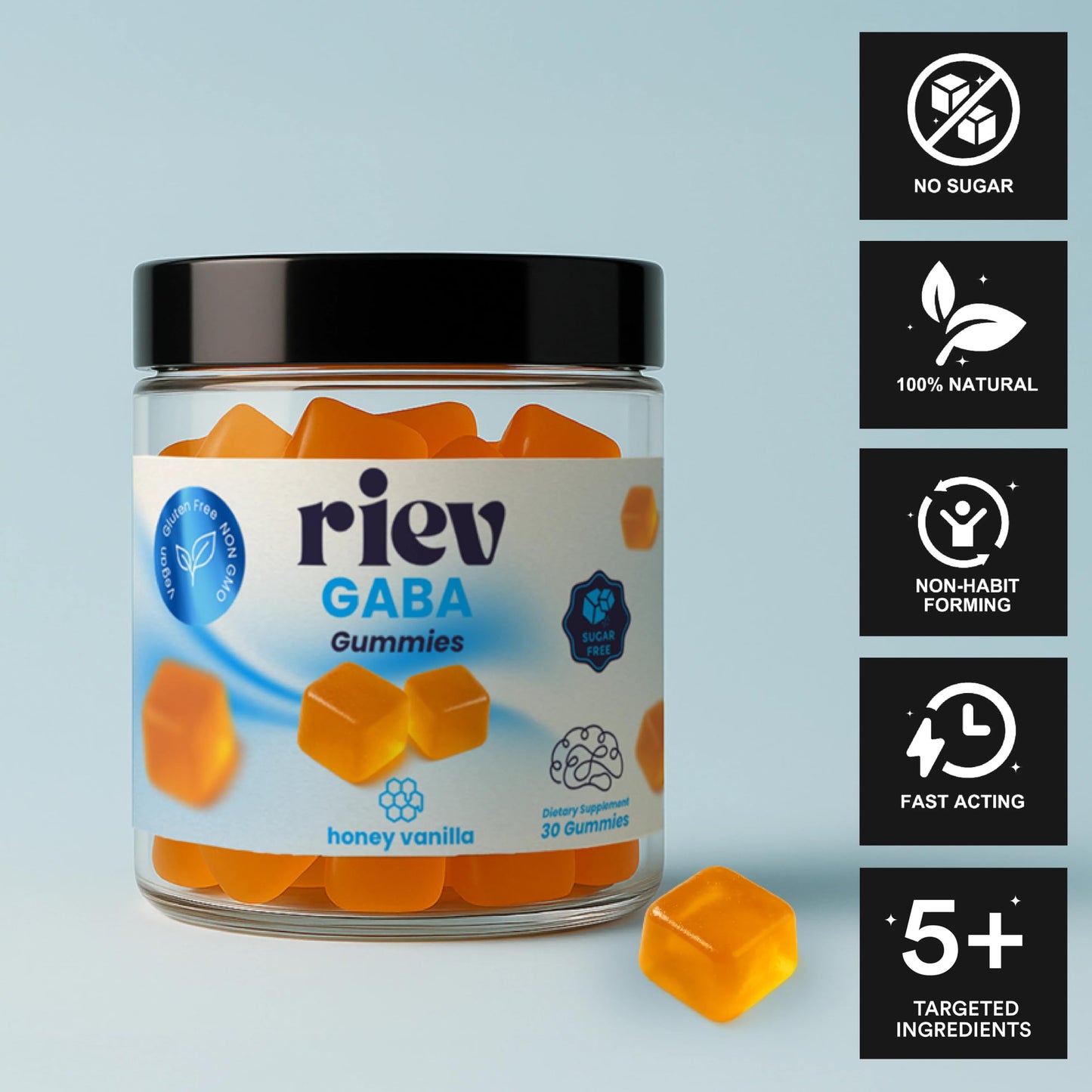 riev GABA Gummies 30 Count