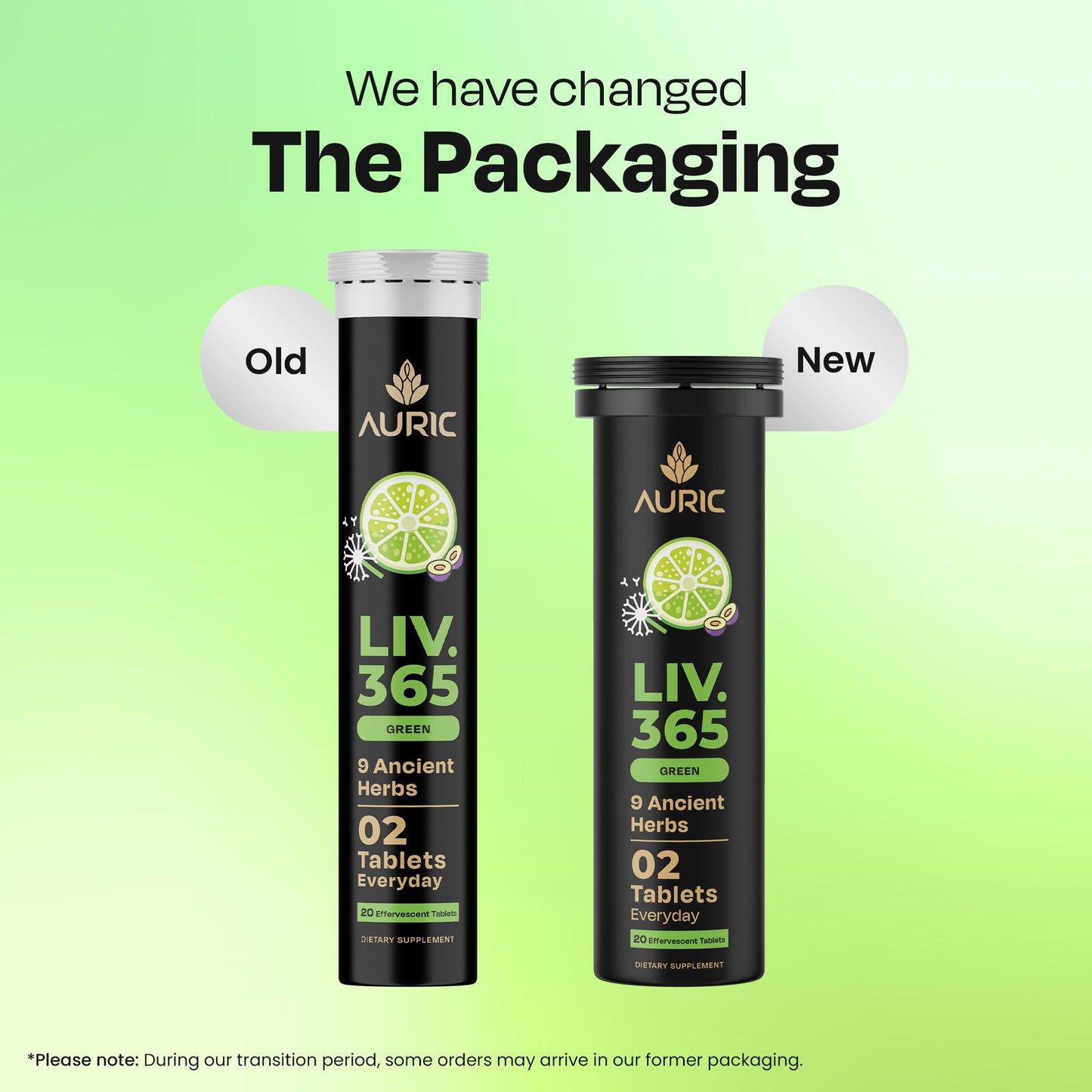 Auric Liv 365 Green Effervescent Tablets, 240 Tablets