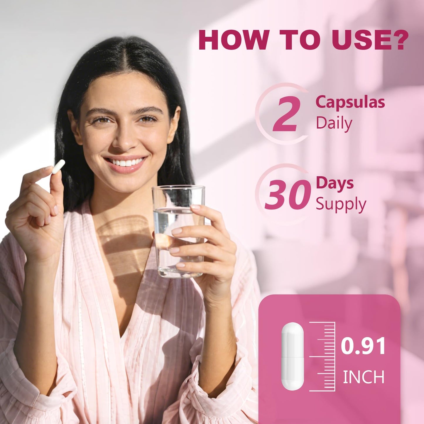 NATURE TARGET Probiotic for Women for Skin Health Capsules, 60 Count