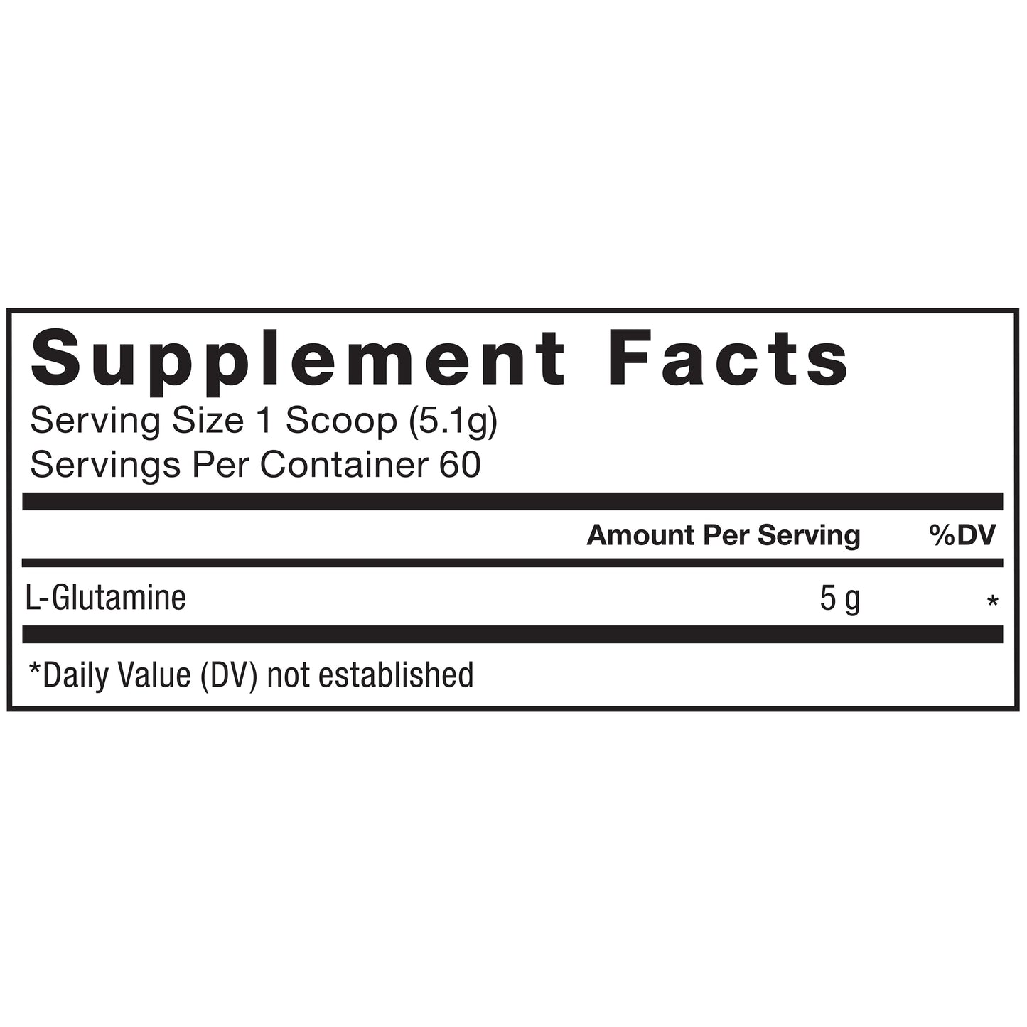 Force Factor L-Glutamine Powder, 60 Servings