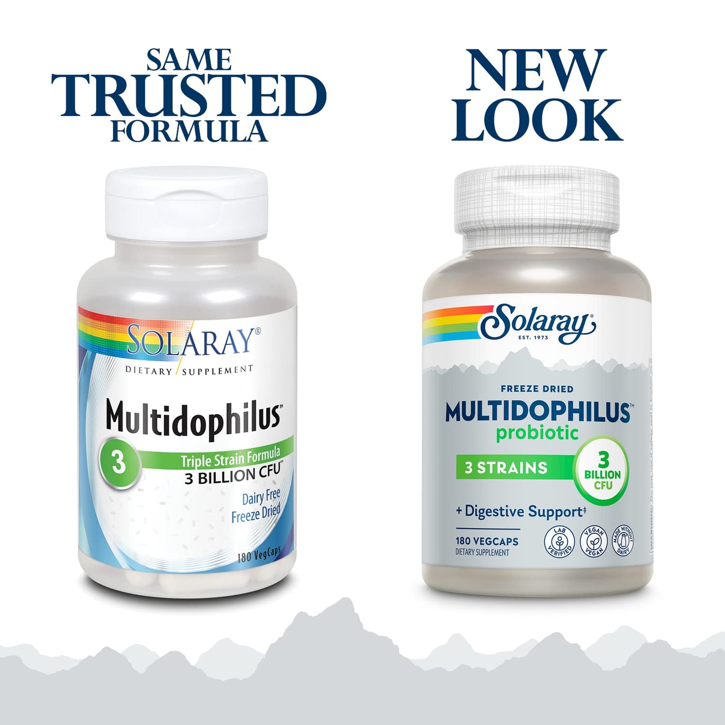 Solaray Multidophilus 3 Freeze Dried Probiotics Capsule 180 Count