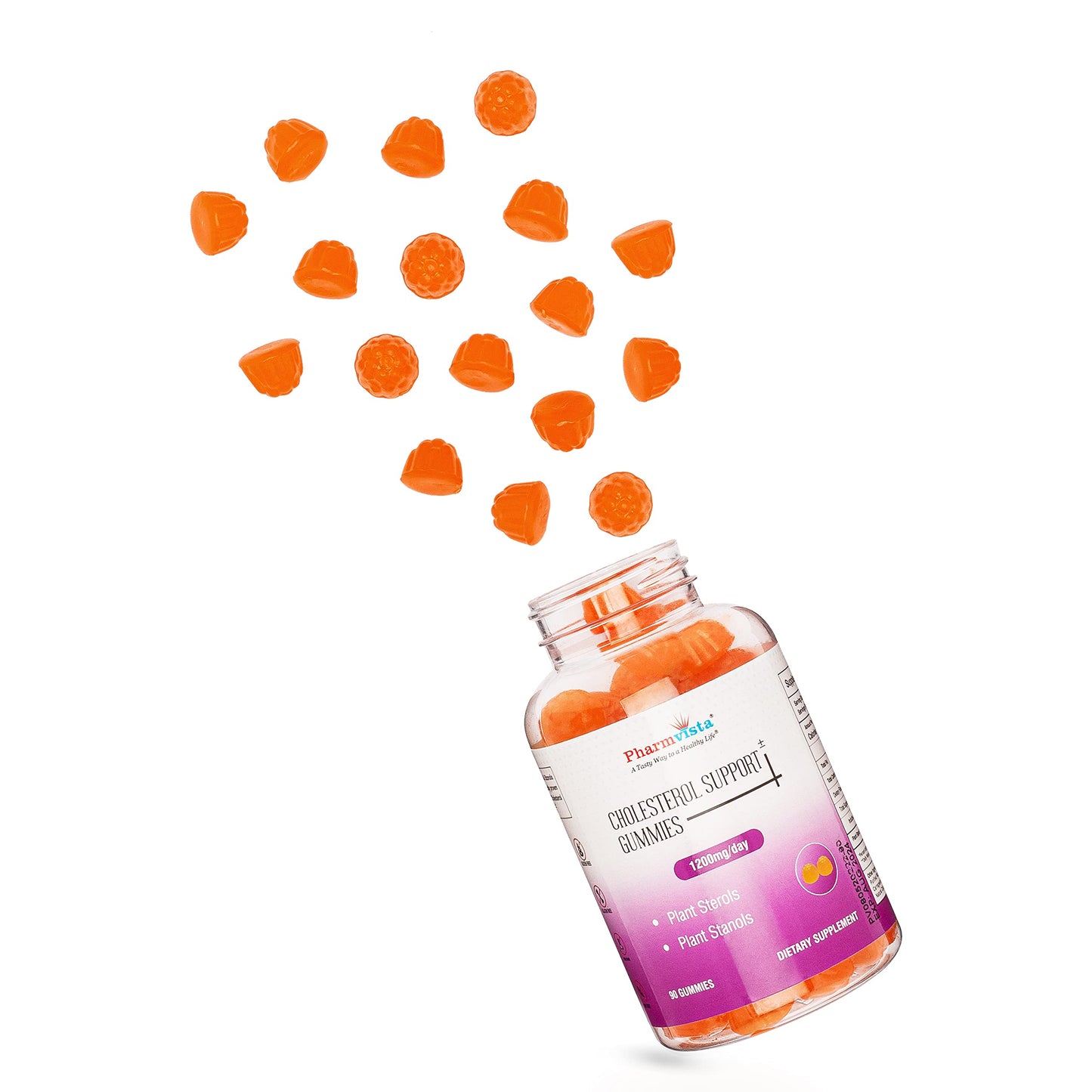 Pharmvista Plant Sterols and Stanols 1200mg Gummy 90 Count
