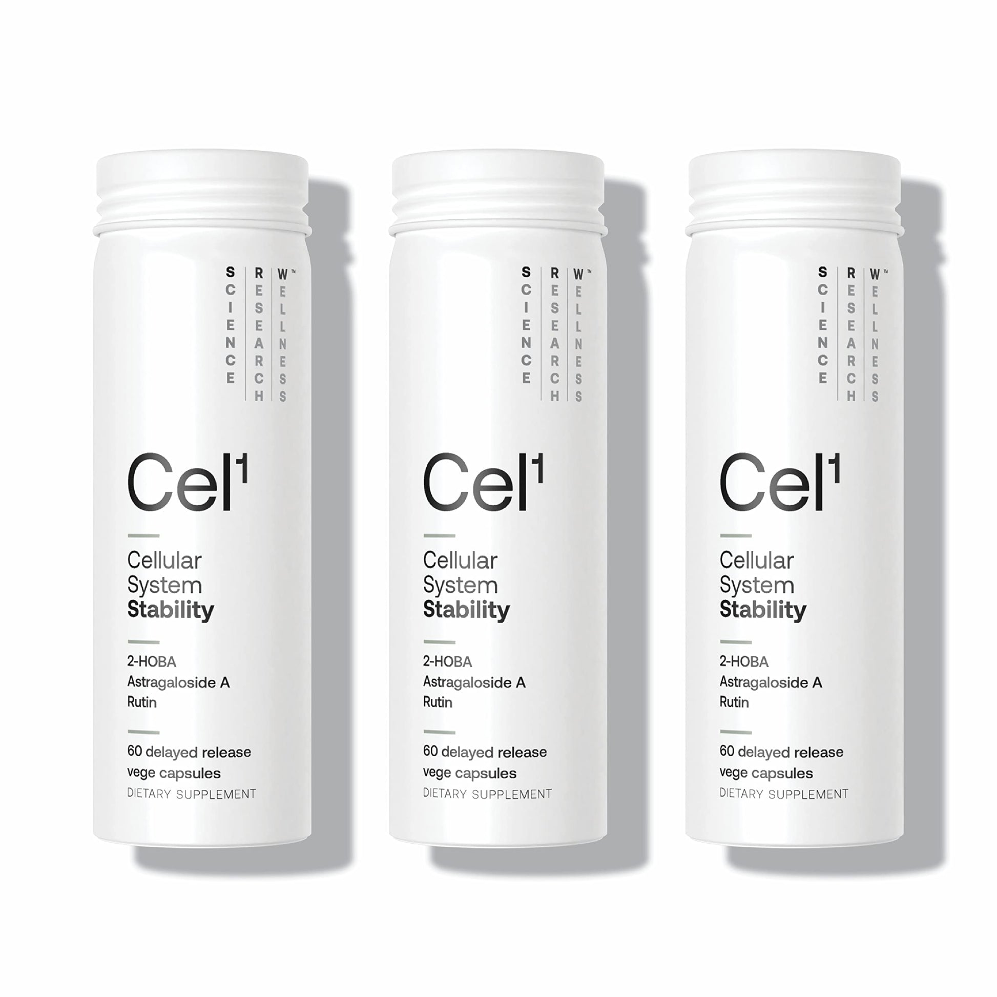 SRW Cel¹ Stability Stem Cell Supplement with 2-HOBA, 180 Capsules