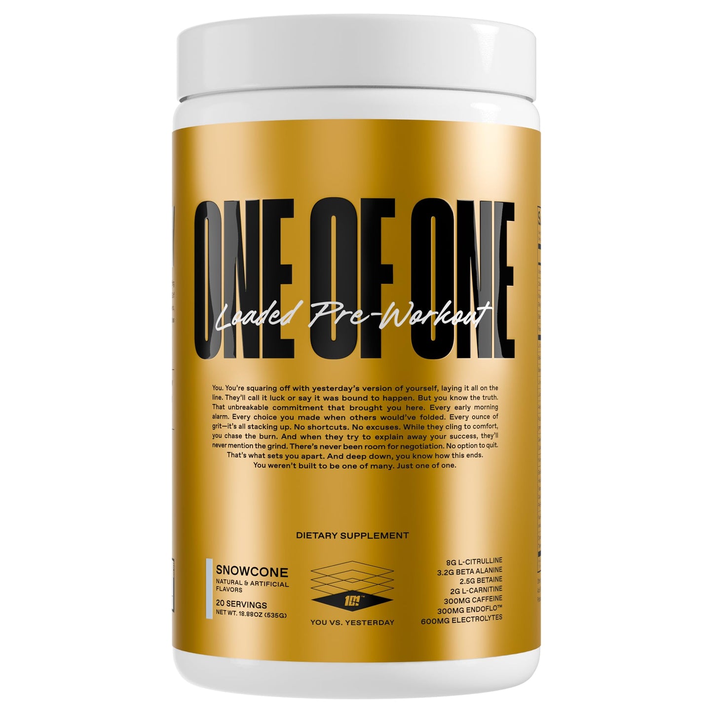 ONE OF ONE Loaded Pre-Workout Powder 1.18 lb