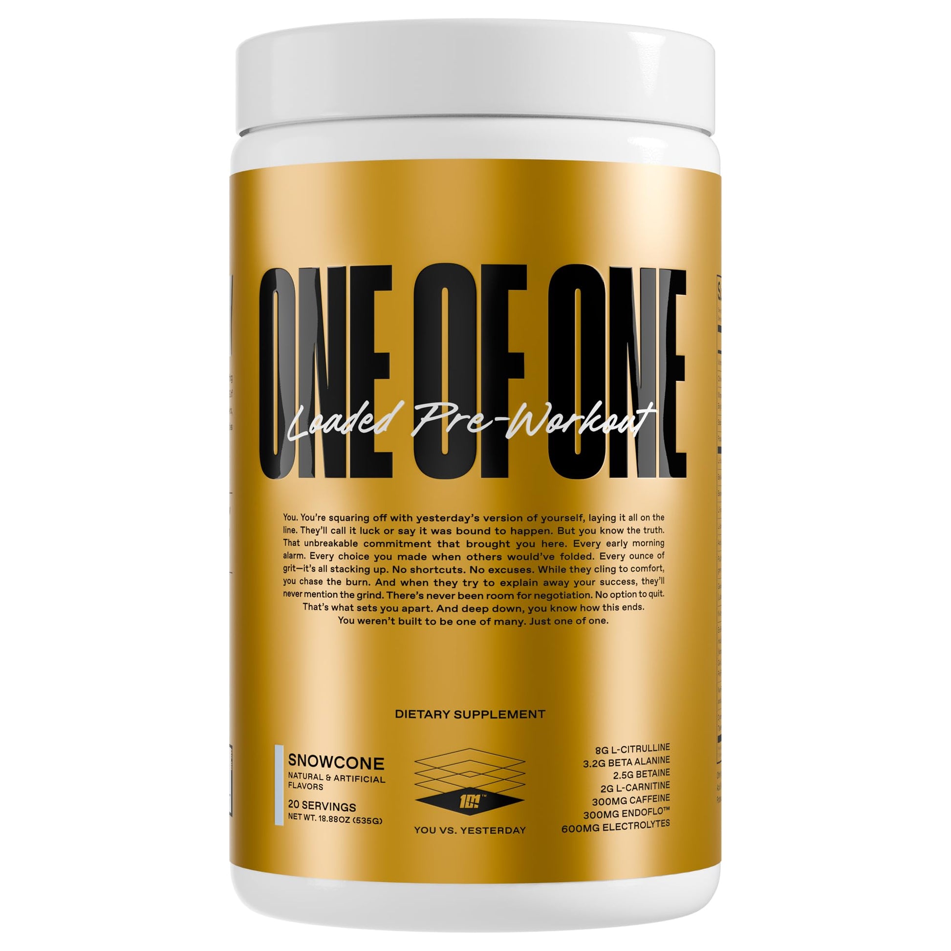ONE OF ONE Loaded Pre-Workout Powder 1.18 lb