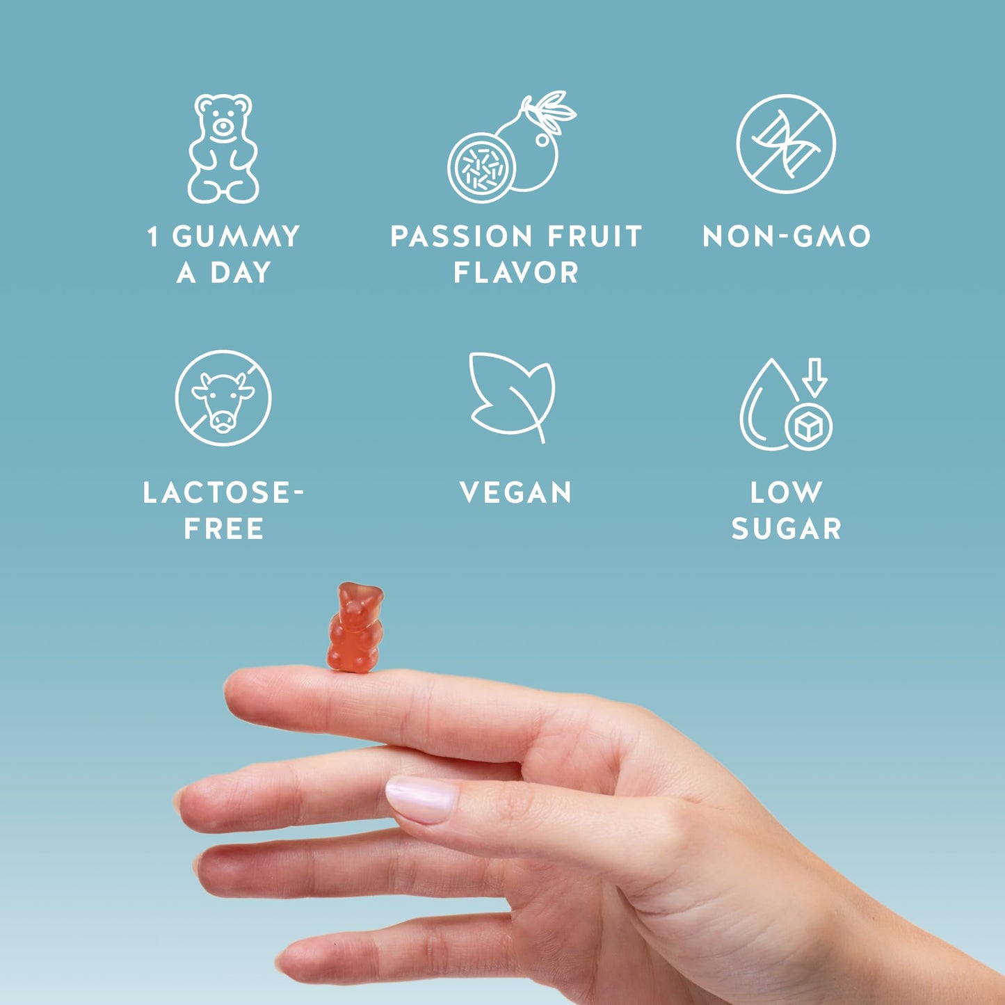 Bears with Benefits Vegan Melatonin 5mg Gummies, 60 Gummies