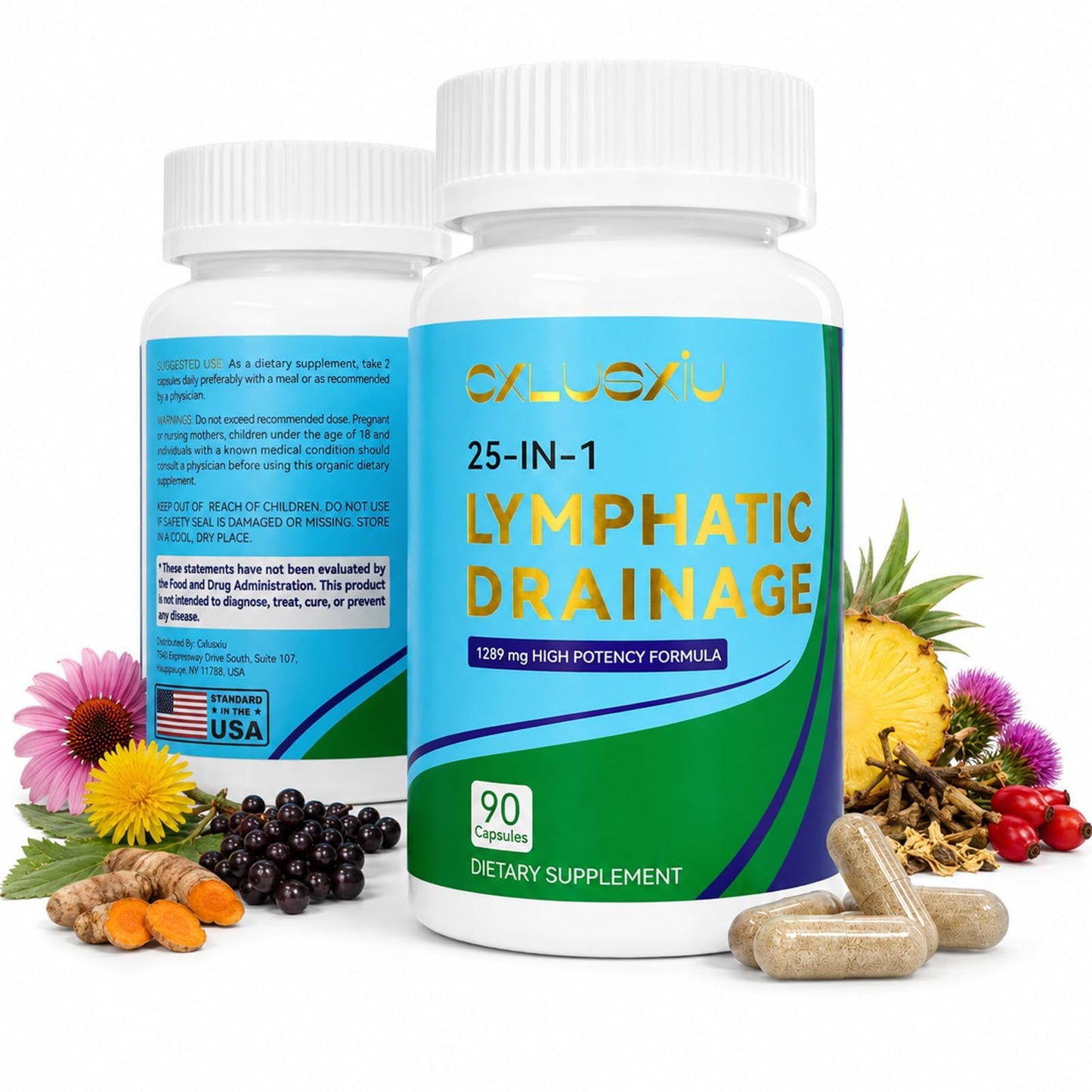 Cxlusxiu Lymphatic Drainage Capsules 1 Count